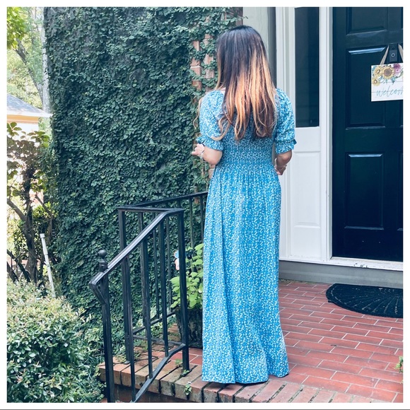 #27 MADE IN ITALY BEAUTIFUL FLORAL MAXI DRESS - Picture 4 of 6